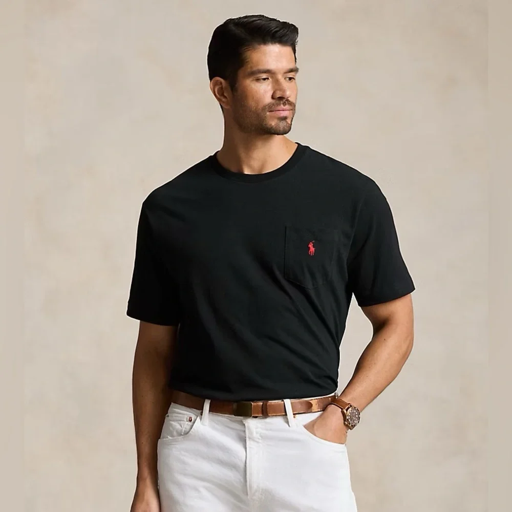 Polo Ralph Lauren Men’s Jersey Pocket T-Shirt Big & Tall - Picture 1 of 8